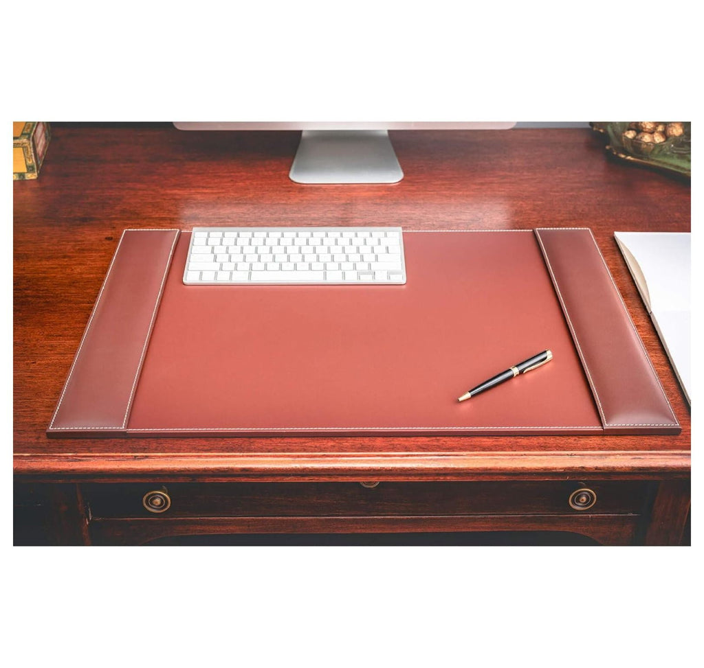 Leather Desk pad, 25.5 x 17.25, Rustic Brown - Image 2