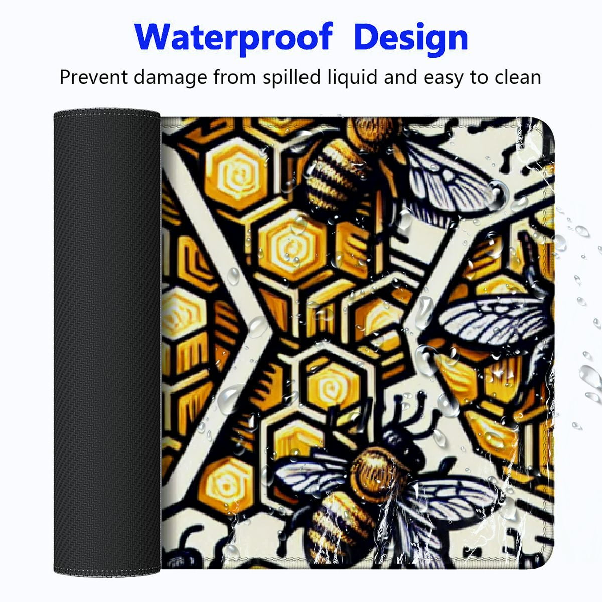 XL Electric Warm Desk with Heating Levels Shut-Off Levels for Computer Keyboard, Large Safe Desk Mat Hand Warmer for ... - Image 4