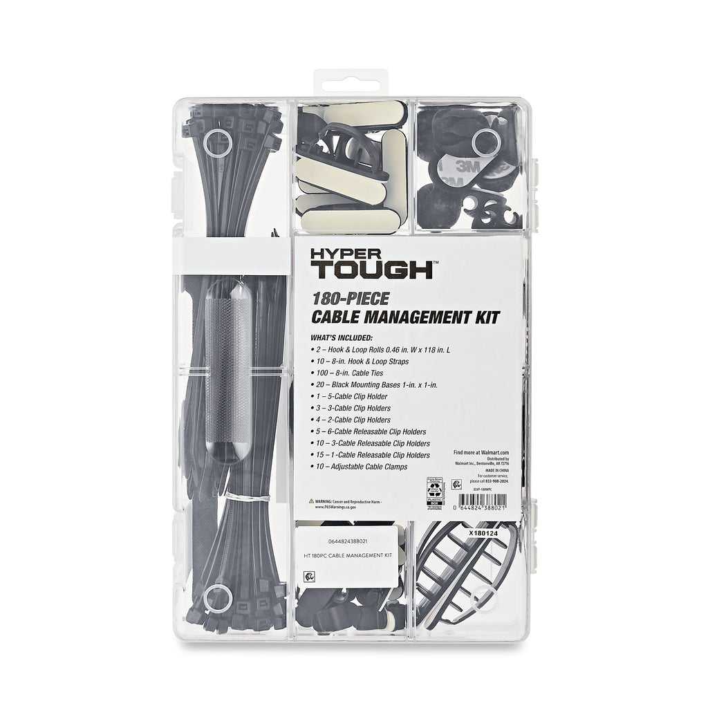 180-Piece Cable Management Kit - Image 4