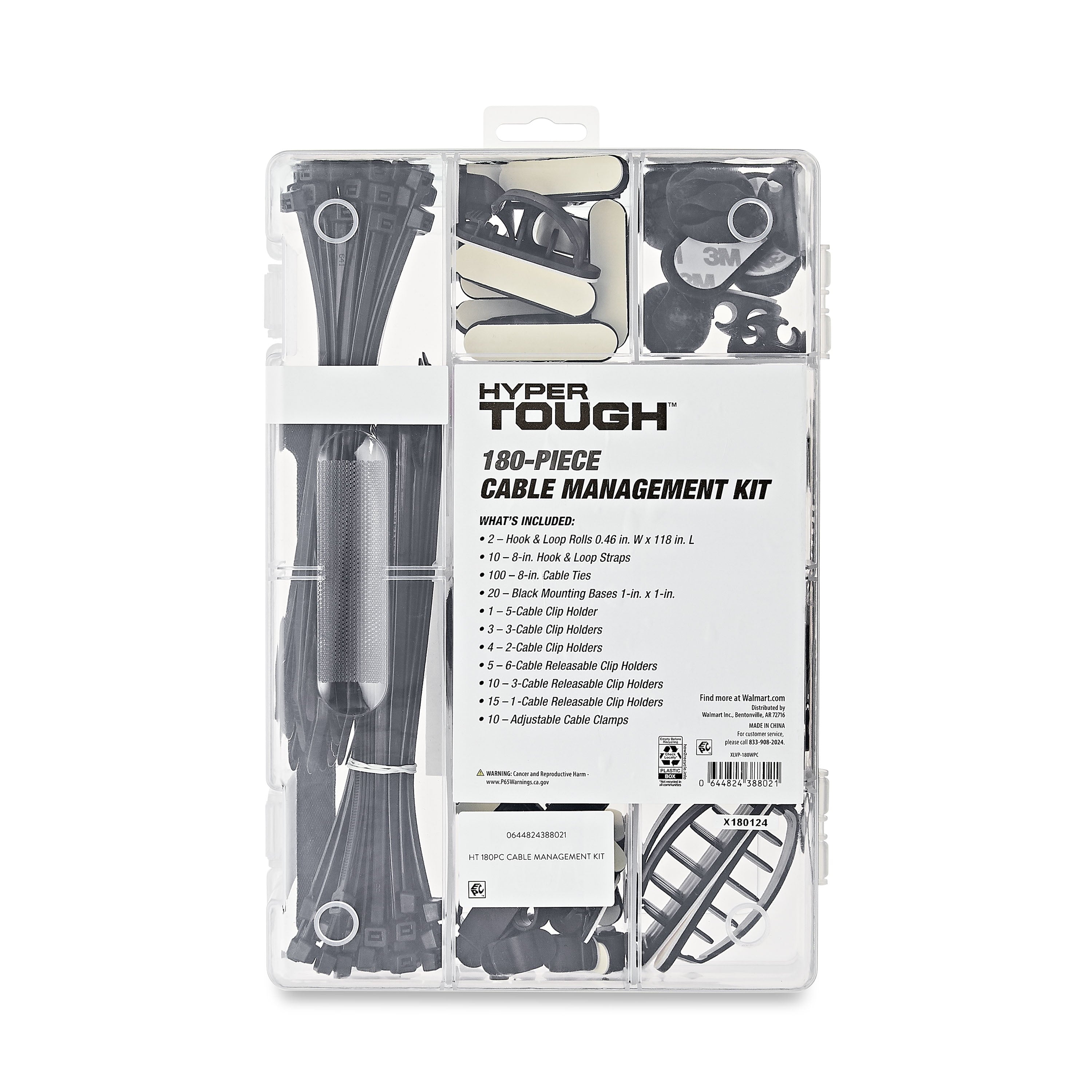 180-Piece Cable Management Kit - Image 4