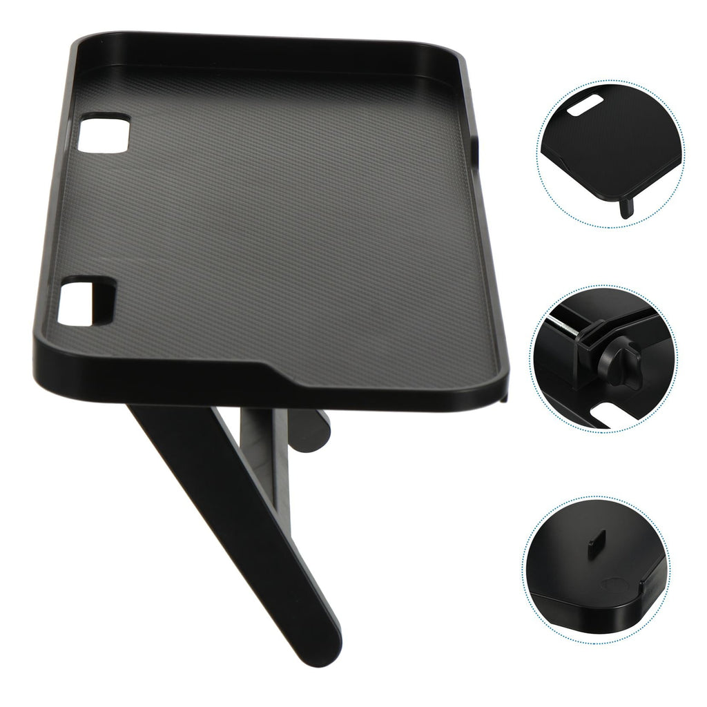 Black Adjustable Computer Monitor Stand with Spacious Storage and Easy Punch-Free Setup for Home Office - Image 4