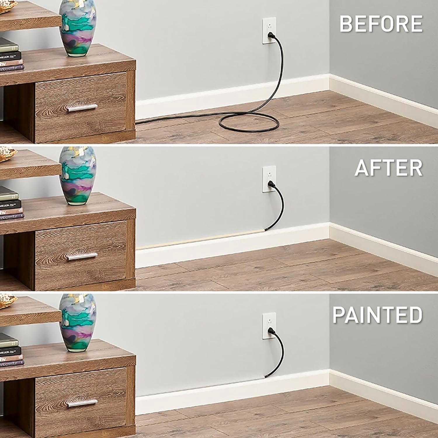 Wiremold Cord Mate Organizer Kit - Cable Organizer - Kit, White - Image 2