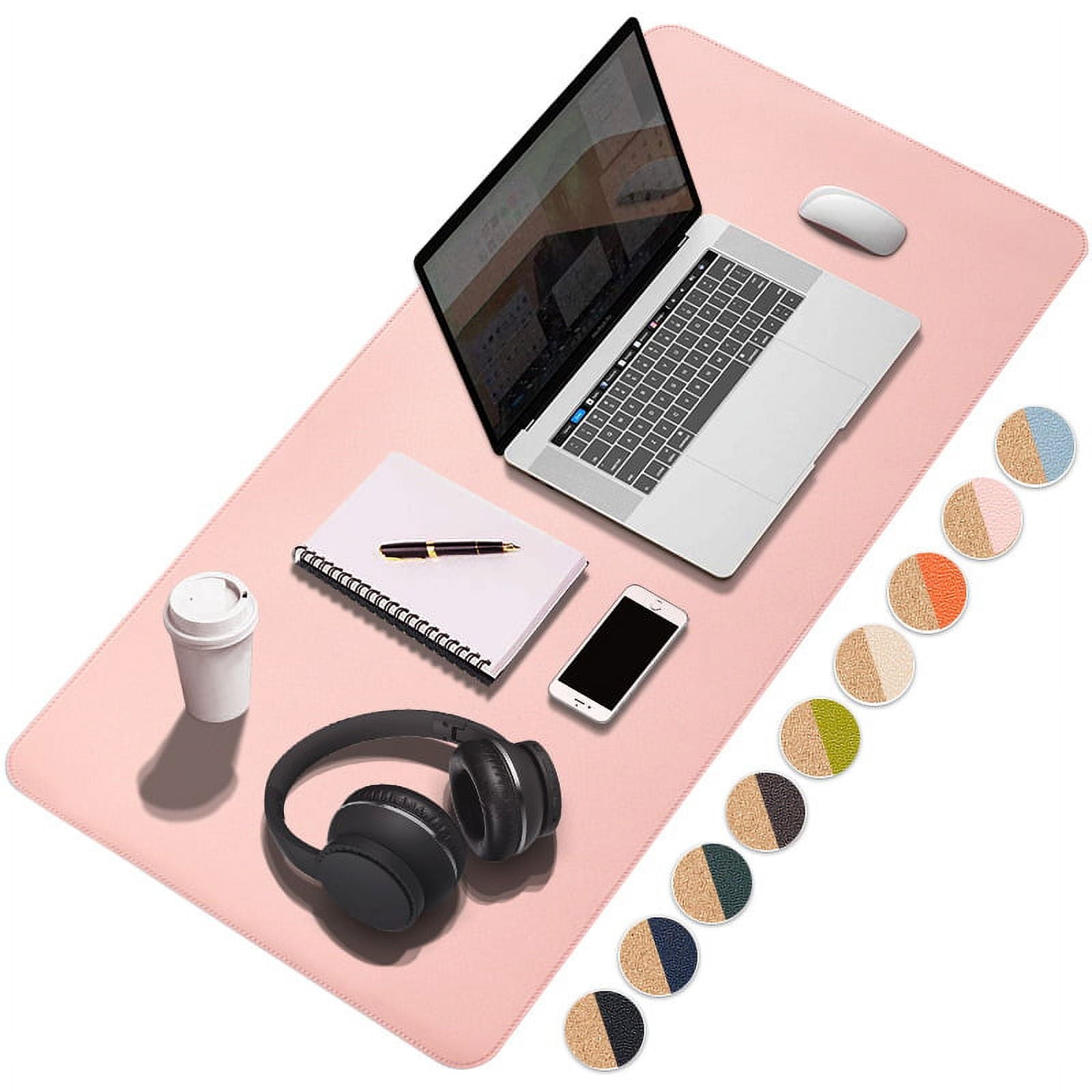 Desk Pad, 23.6 X11.8 in Extended Gaming Mouse Pad, Desk Keyboard Mat, Waterproof Desk Writing Pad, Desk Pad Protector for Office and Home,Pi - Image 3