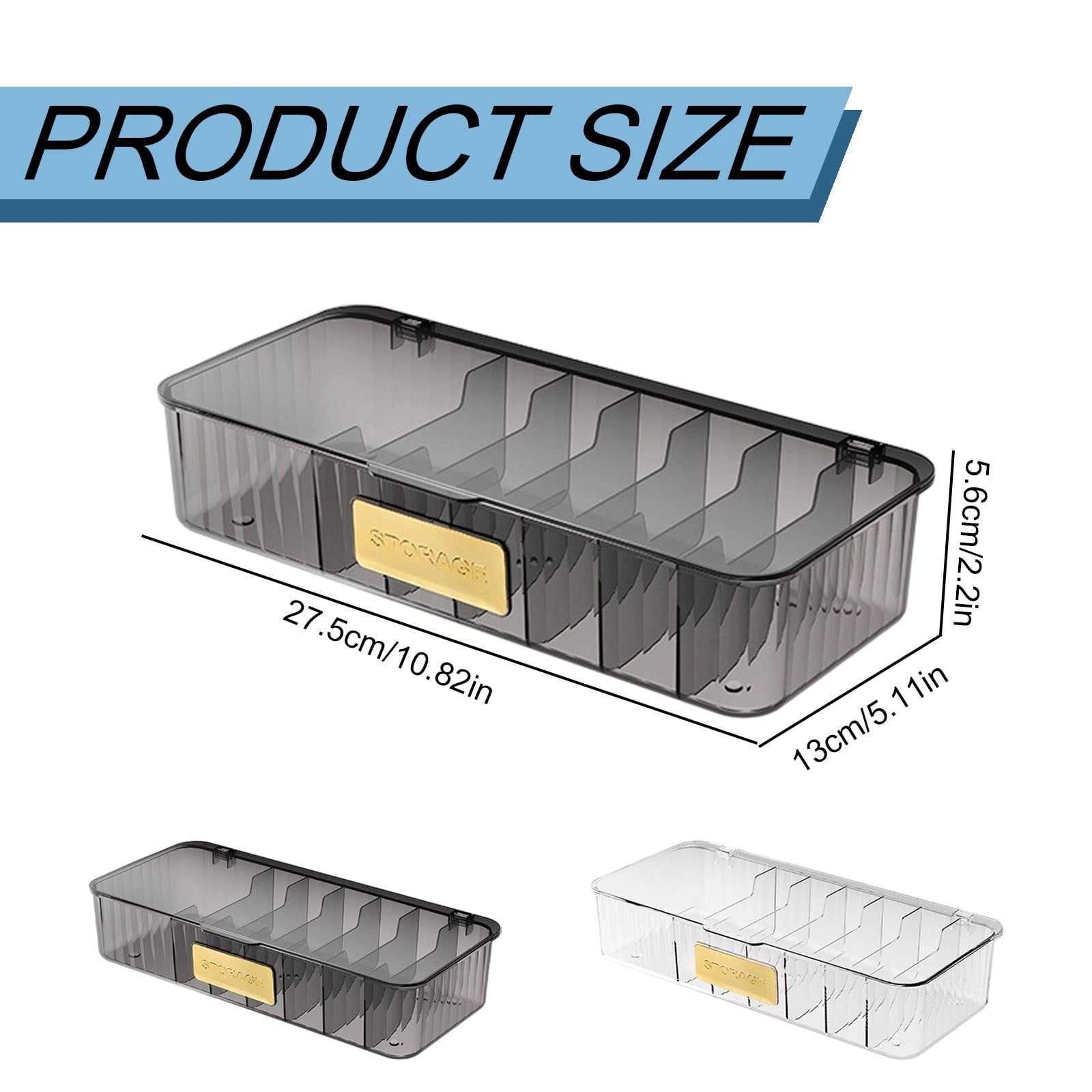 Cable Storage Box Cable Organizer Box Cable Management Box Charger Cable Cord Storage Organizer Box with Lid, Easy St... - Image 3