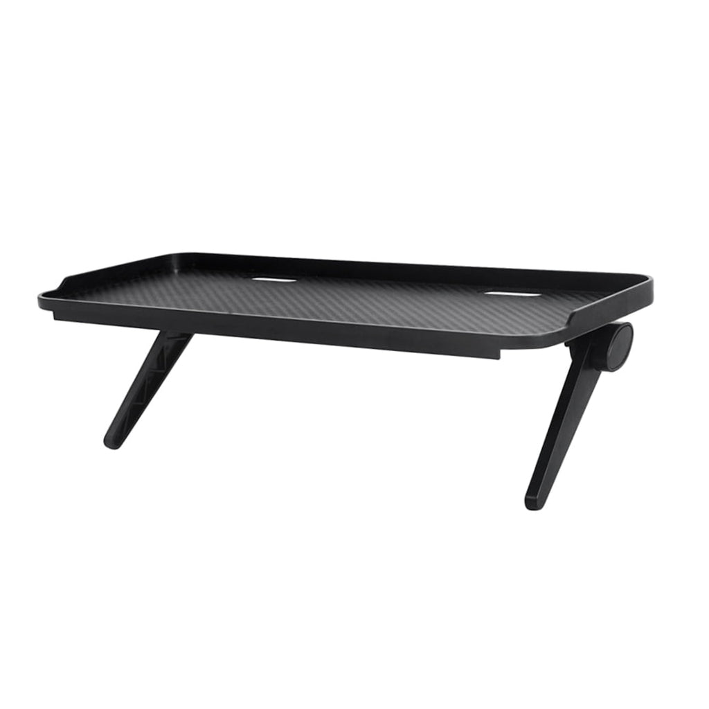 Adjustable Black Monitor Stand Riser for Flat Screen TV, Desktop Computer Storage Organizer Shelf - Image 6