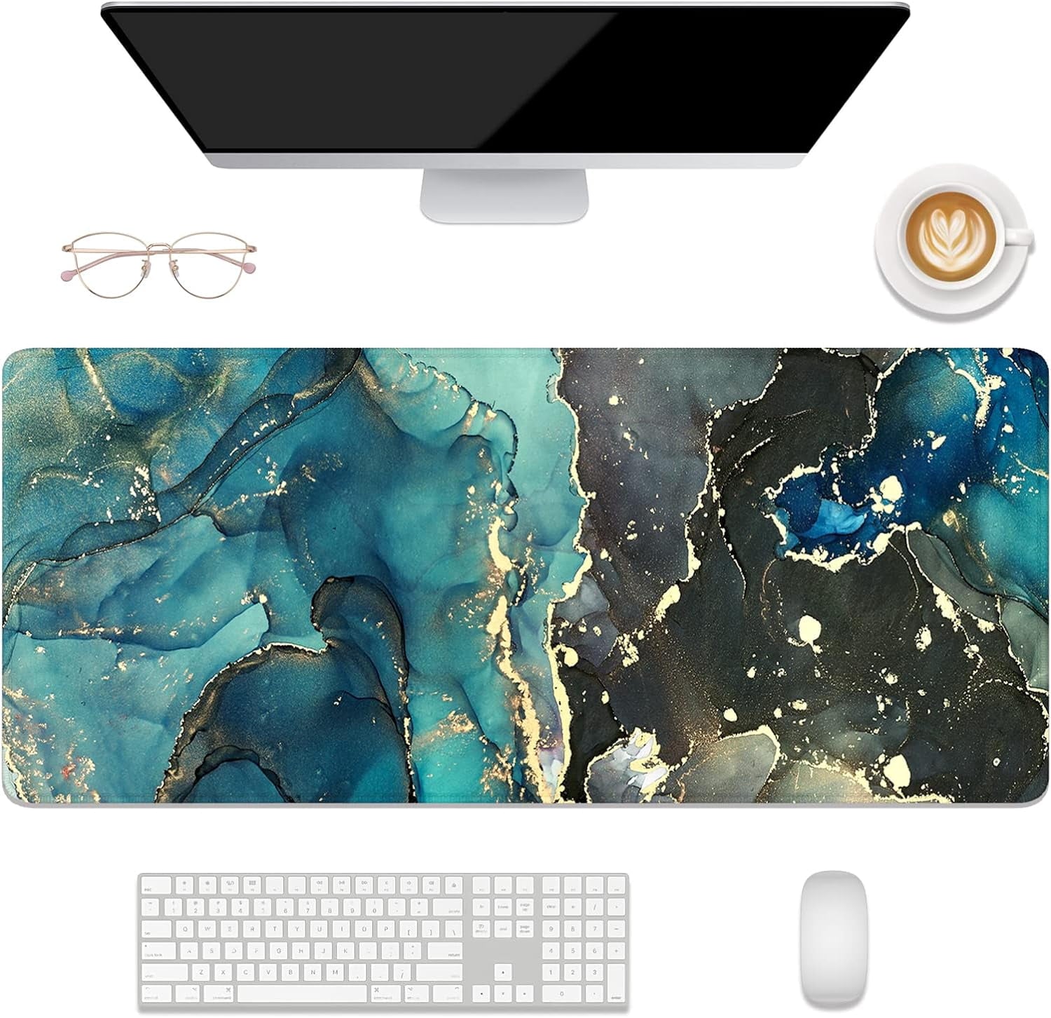 32" x 12" Extended Large Gaming Mouse Pad, top Decor Pad, Cute Men Women Office Supplies and Accessories, XL Mouse fo... - Image 2
