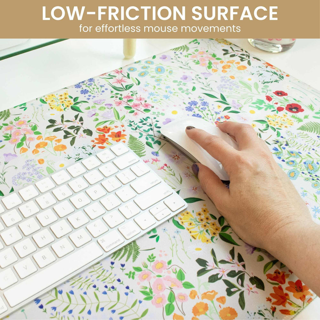 Large 15.5 x 35" Desk Mat, Garden Party - Image 3