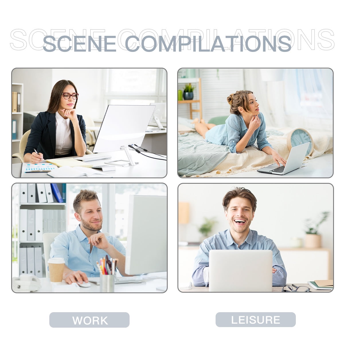 Gaming Cartoon Office Laptop Desk s for Girl Kids Women Men - Image 4