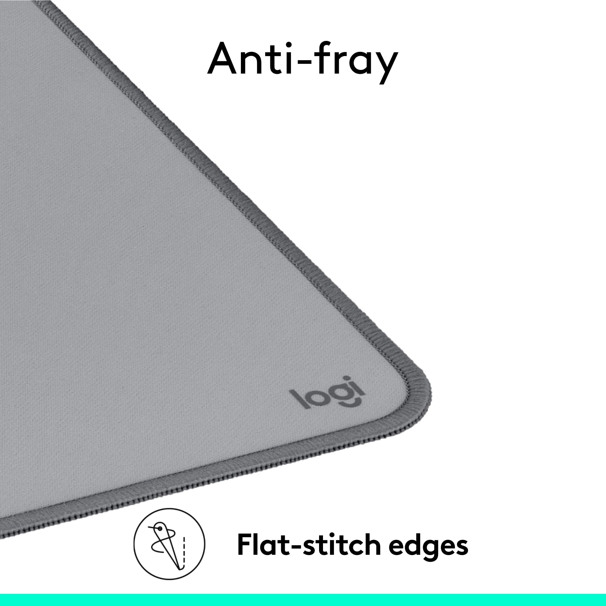 Desk Mat - Studio Series, Multifunctional Large Desk Pad, Extended Mouse Mat, Mid Gray - Image 6