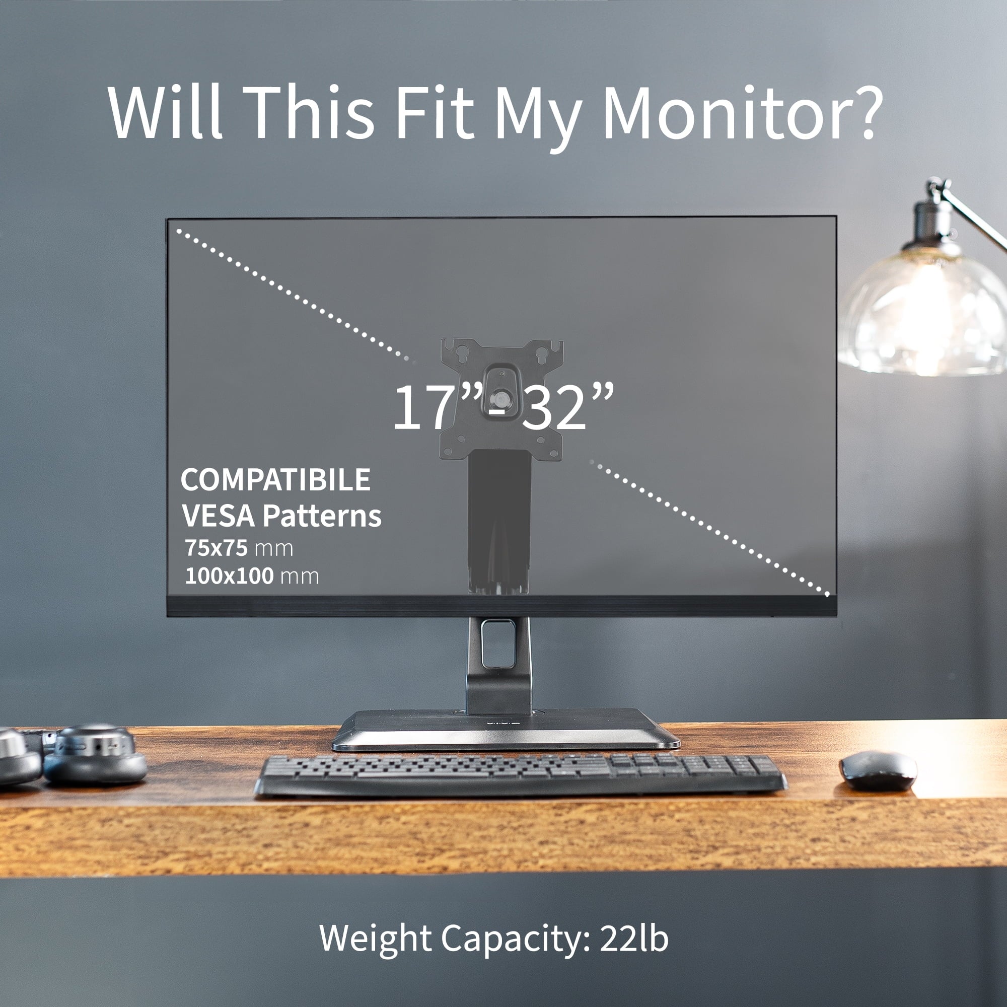 Freestanding Monitor Arm Mount for 17" to 32" Touch Screens - Image 3
