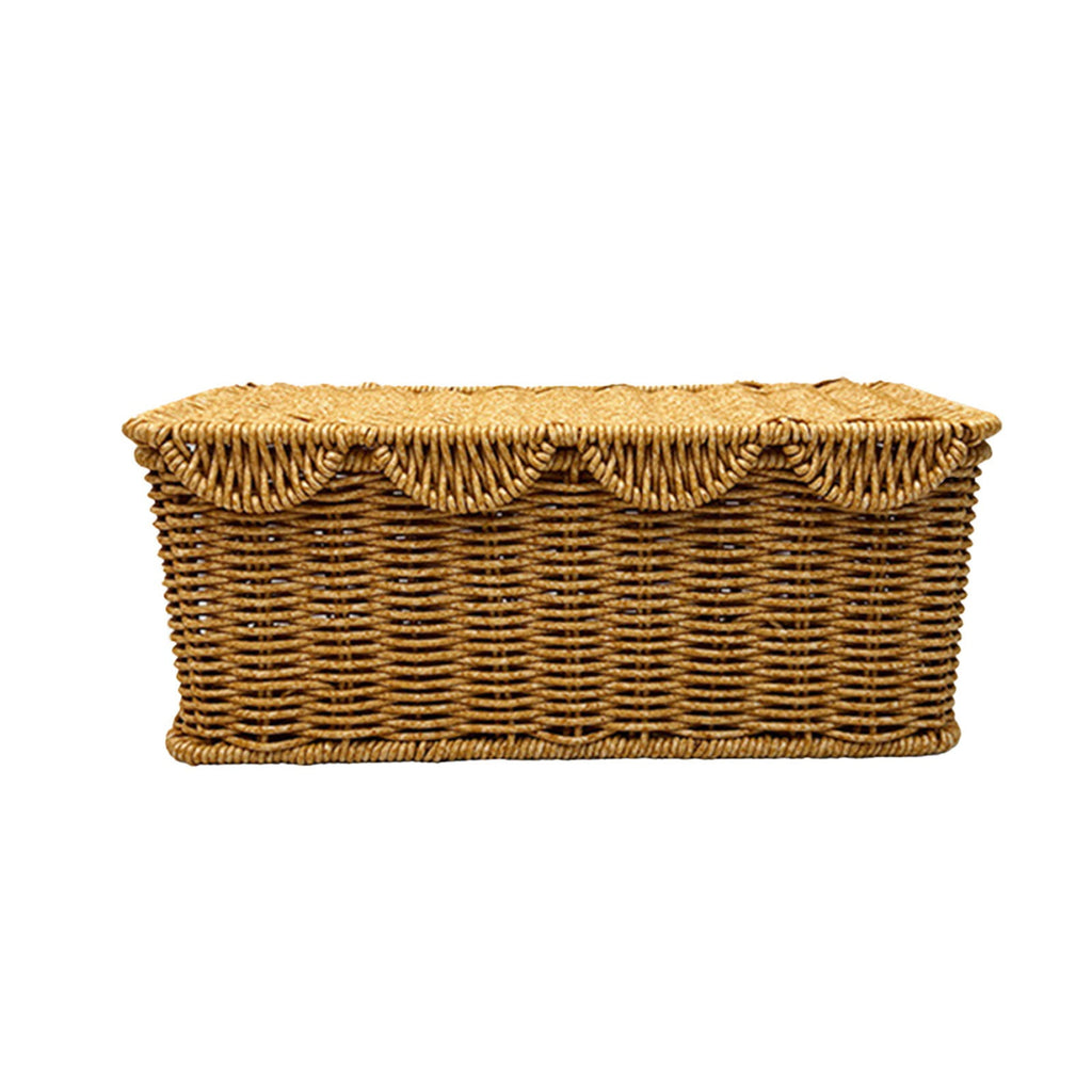 Fufafayo under $5 Handmade Cable Management Box, Imitation Rattan Cord Organizer Cord Hider Box, Desk Cord Management Box to Hide Cords and - Image 6