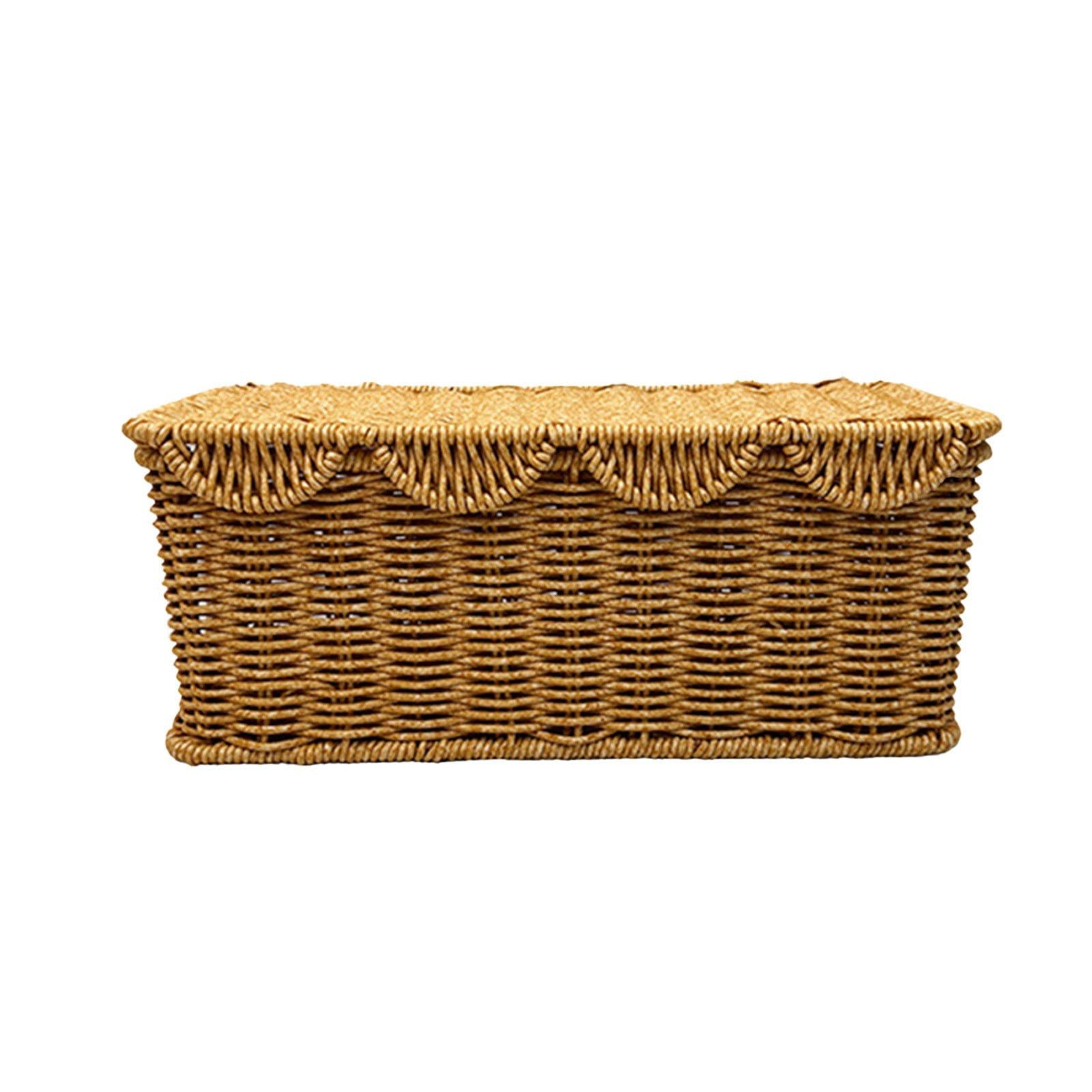 Fufafayo under $5 Handmade Cable Management Box, Imitation Rattan Cord Organizer Cord Hider Box, Desk Cord Management Box to Hide Cords and - Image 6