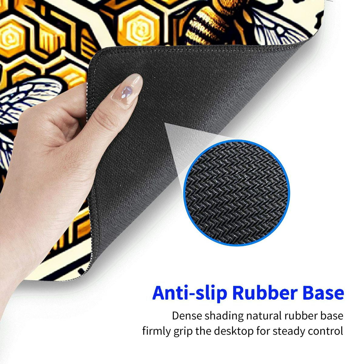 XL Electric Warm Desk with Heating Levels Shut-Off Levels for Computer Keyboard, Large Safe Desk Mat Hand Warmer for ... - Image 5