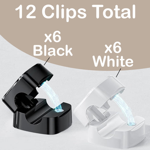 12 Pack Magnetic Cable Clips, Cord Organizer for Cable Management, Wire Holder - Image 2