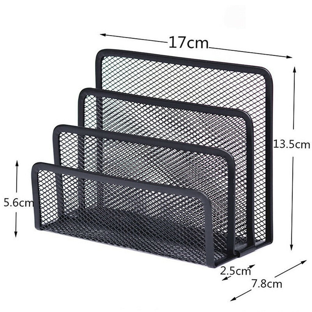 Mesh Desk Organizer with Drawer, Office Supplies Storage Caddy for Desk Accessories, Home Office Desk Organizer and Stationery Holder for Wo - Image 4