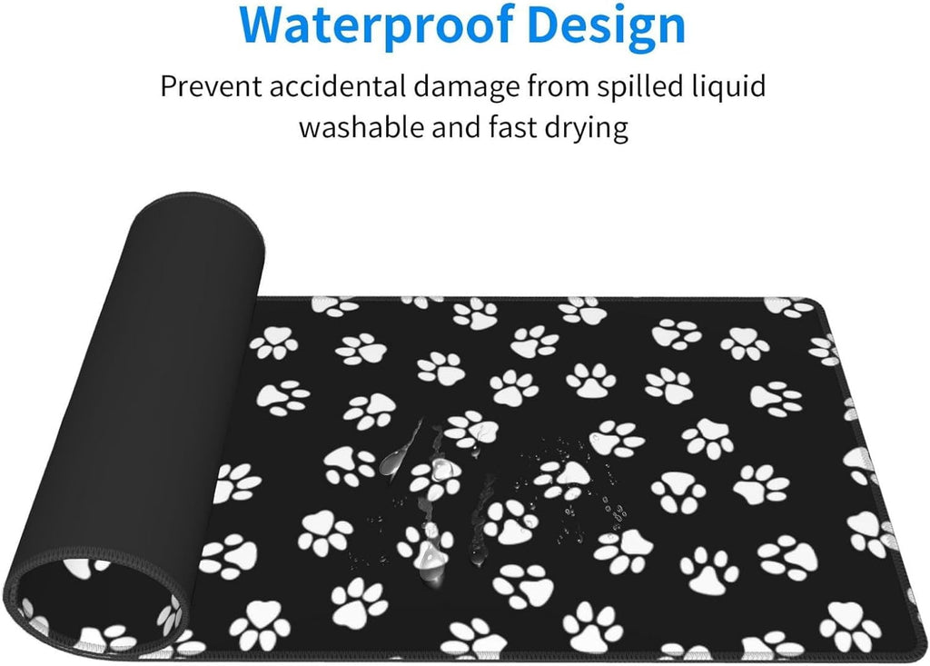Desk Pad for Keyboard Mouse, Computer Eyboard Mat with Non-Slip Rubber Base ﻿ - Image 5