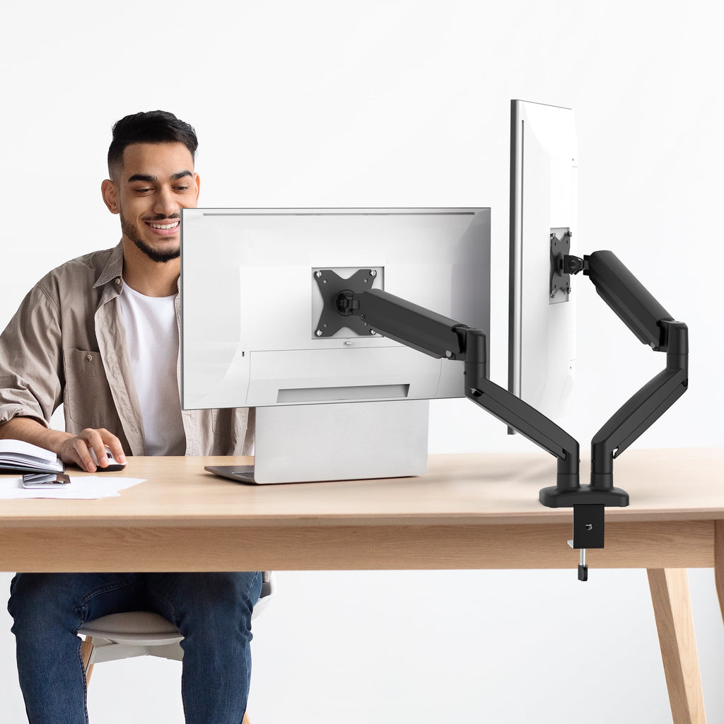 Ergonomic Dual Monitor Mount for Maximum 32" Screen - Image 3