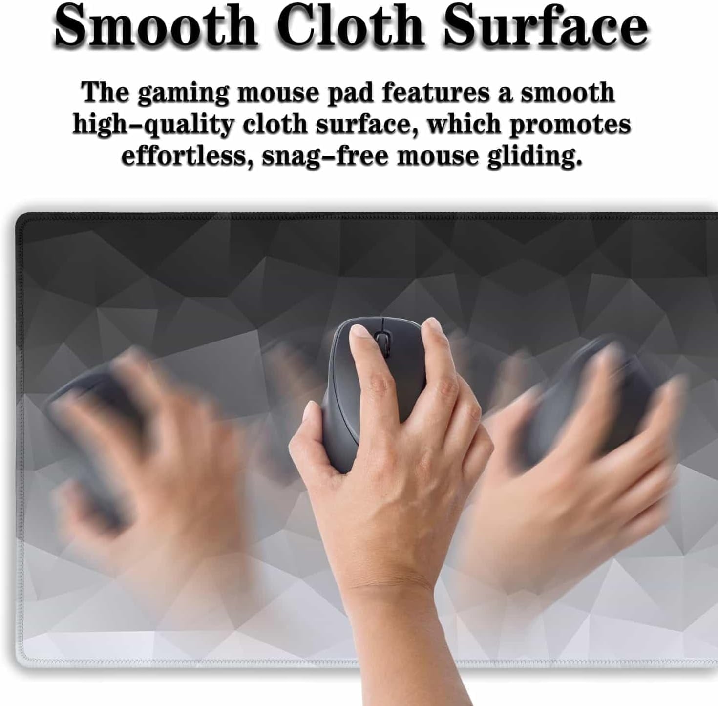 Computer Desk Mat XXL Mousepad Big Mouse Pad Gaming Desk Mats Office Pad Non-Slip Rubber Base Waterproof with Stitche... - Image 5