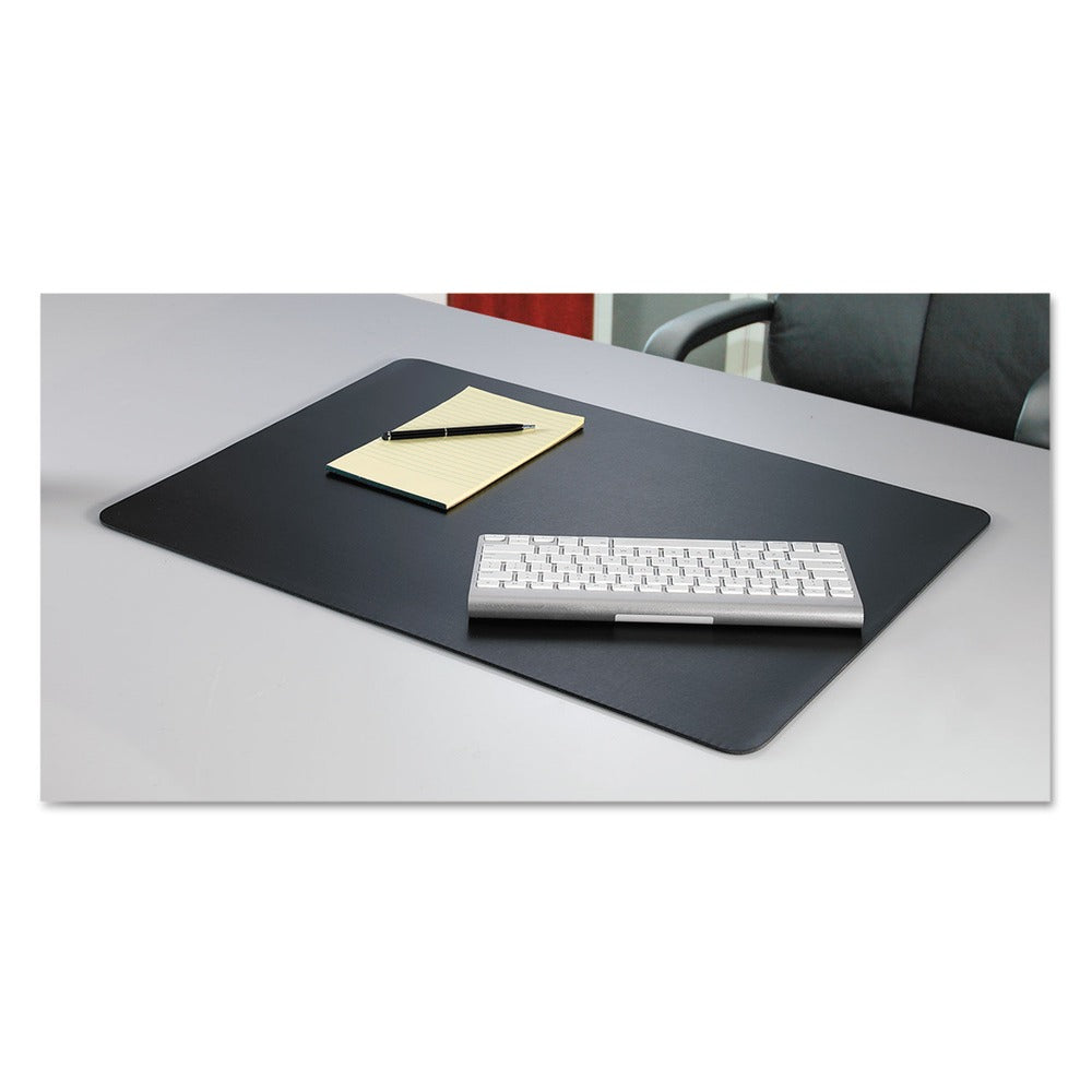 Rhinolin II Desk Pad with Microban, 36 x 20, Black - Image 3