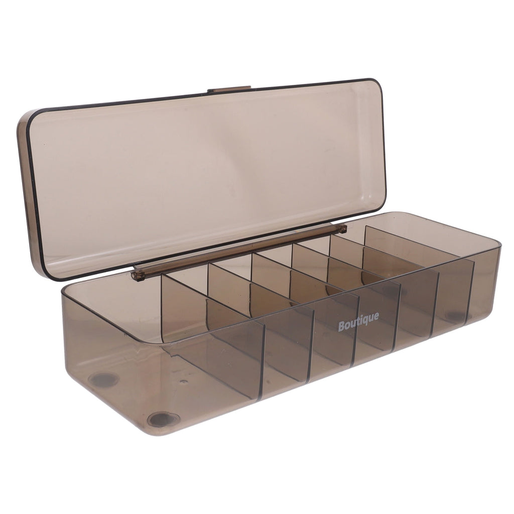 Cable Organizer Cord Organizer Bin Black Plastic 1Pcs - Image 4
