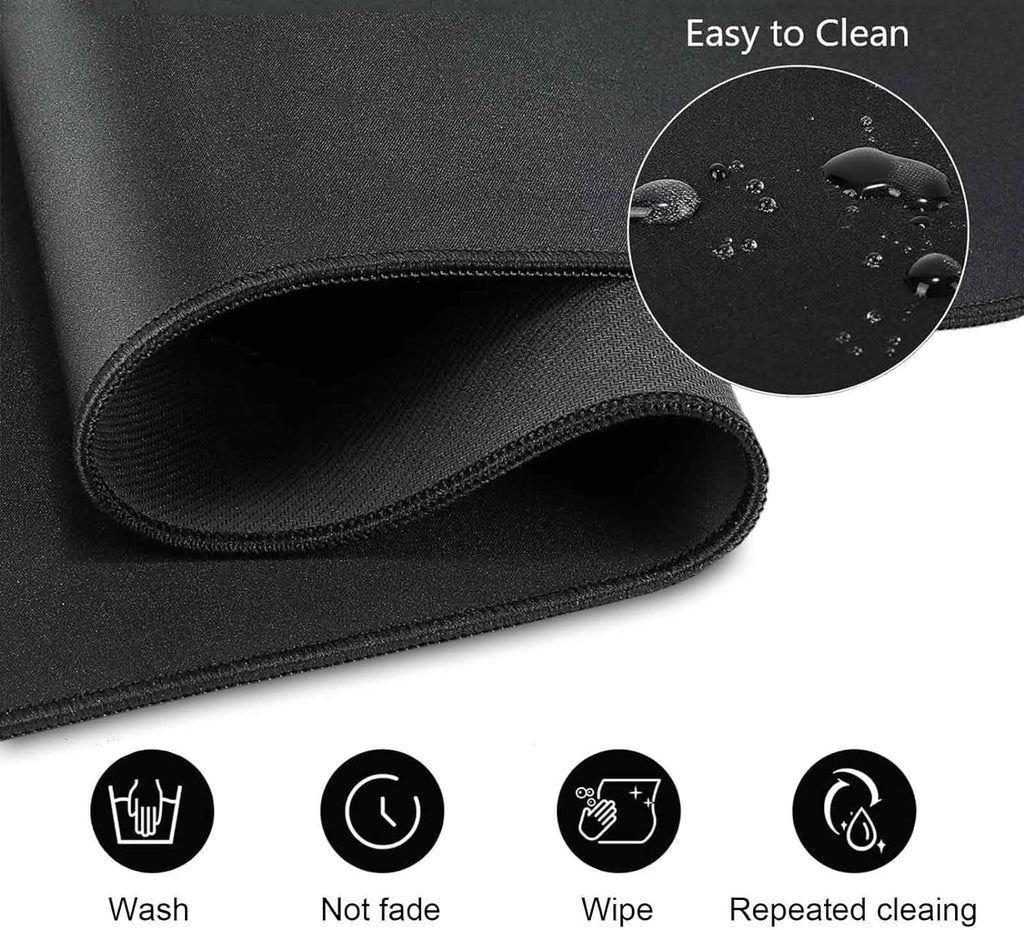 Great Wave XL Gaming Mouse Pad, White Minimalist Japanese Desk Mat, Cute Gamer Aesthetic Mousepad, Extended Mousepad, Non-Slip Rubber Base L - Image 5