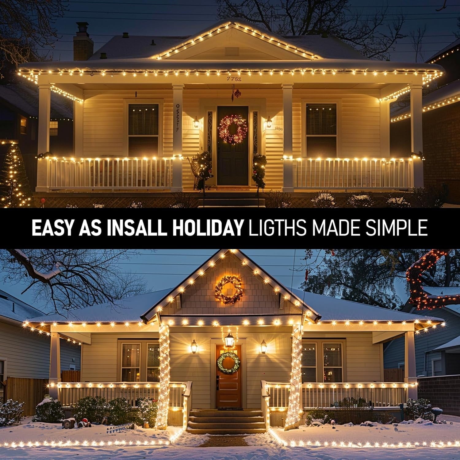 148 Pcs Adhesive Cable Clips & String Lights Clips,Wall Wire Clips 40 Small,60 Large,48 Extra Large,Strong Clear Cord Organizer Cable Manage - Image 6