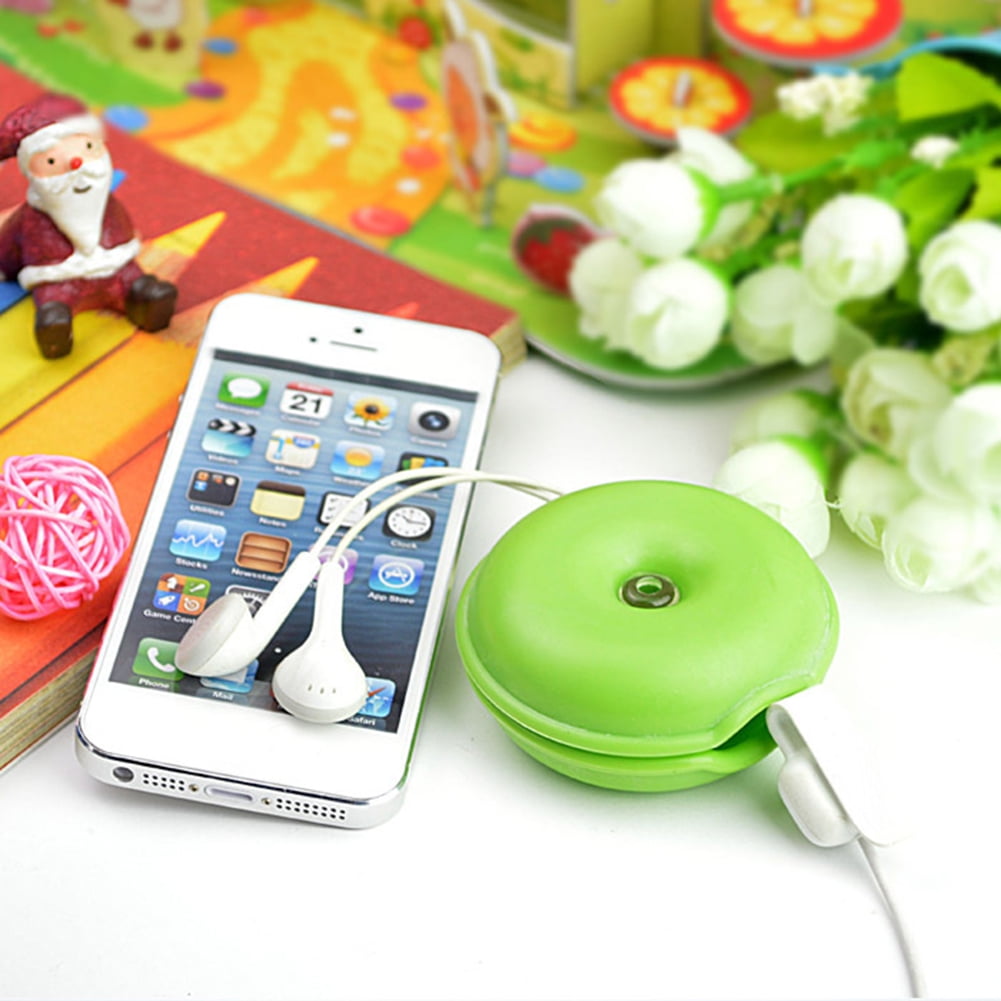 Cable Turtle Organizer Tangle Free Cord Reel Management Earbud Carrying Case Wire Shortener Keeper Wrap Winder, 4 Pac... - Image 4