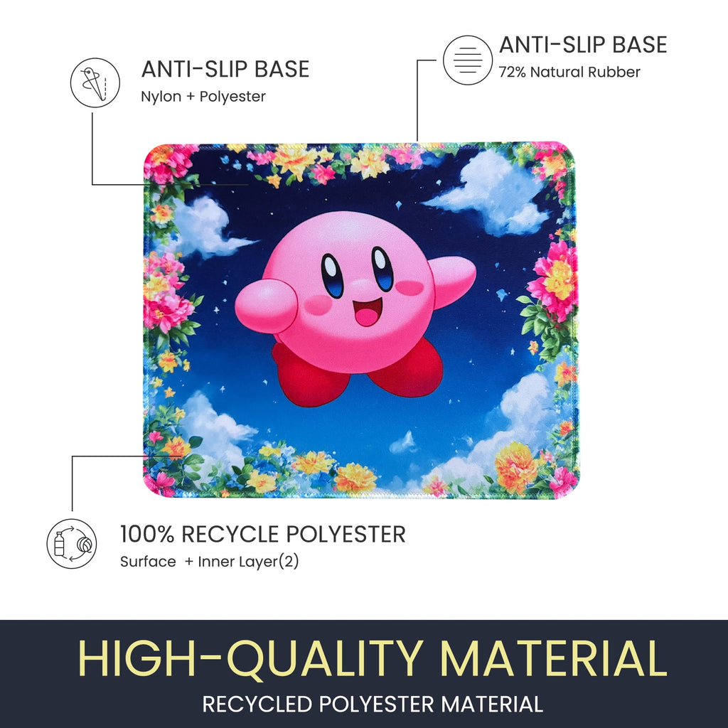 Cute Mouse Pad, Gaming Accessories, Adorable Gamer Gift, Kirby Desk Mat, Play Mat, Kids' Gift, Colorful Keyboard Mat - Image 5