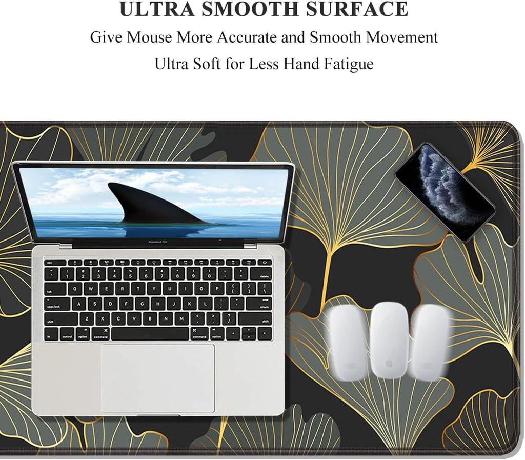 Extended Large Gaming Mouse 31.5 x 11.8 Inch, Waterproof Mouse with Stitched Edge, Non-Slip Computer Keyboard Laptop ... - Image 3