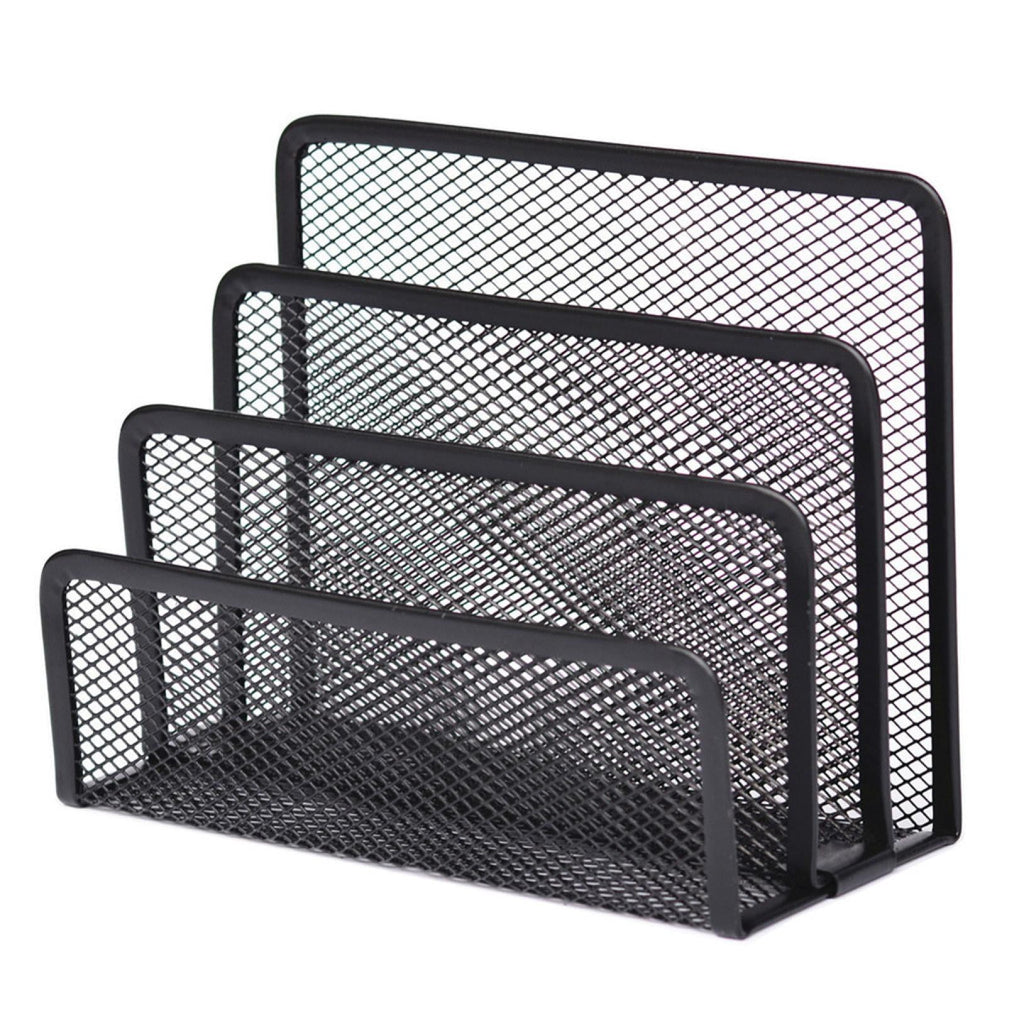Mail Organizer Letter for Metal Mesh with 6 Vertical Upright Compartments - Image 2