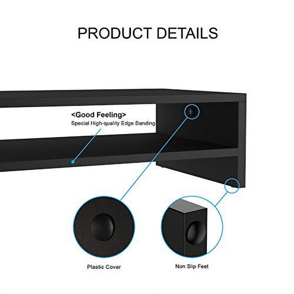 Computer Monitor Riser Desktop Stand with Storage Space 2, 528 oz - Image 5