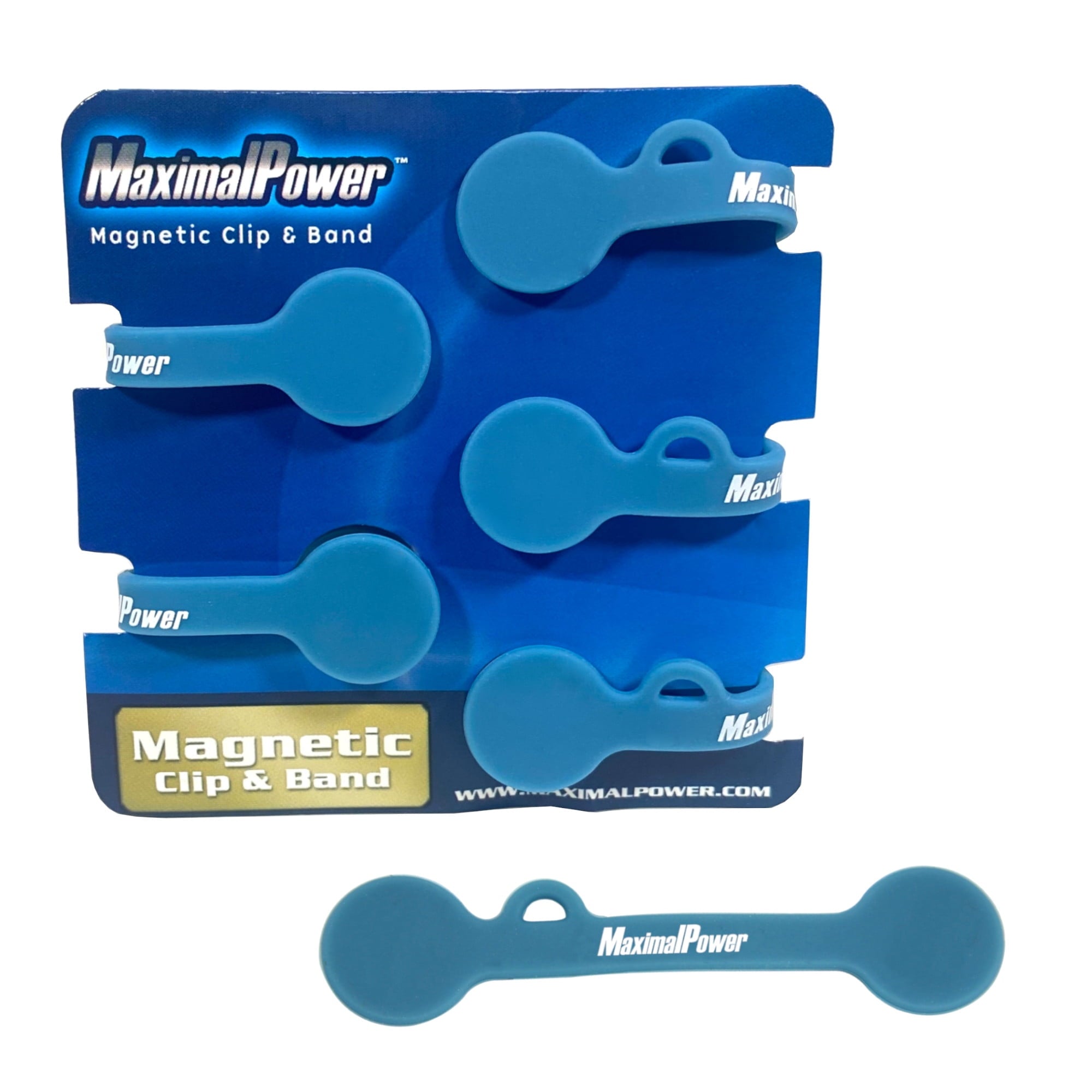 MaximalPower 5-Pack Magnetic Cord Organizers - Silicone Cable Clips & Twist Ties for Headphones, USB Chargers, and Home Office - Multi-use F - Image 3