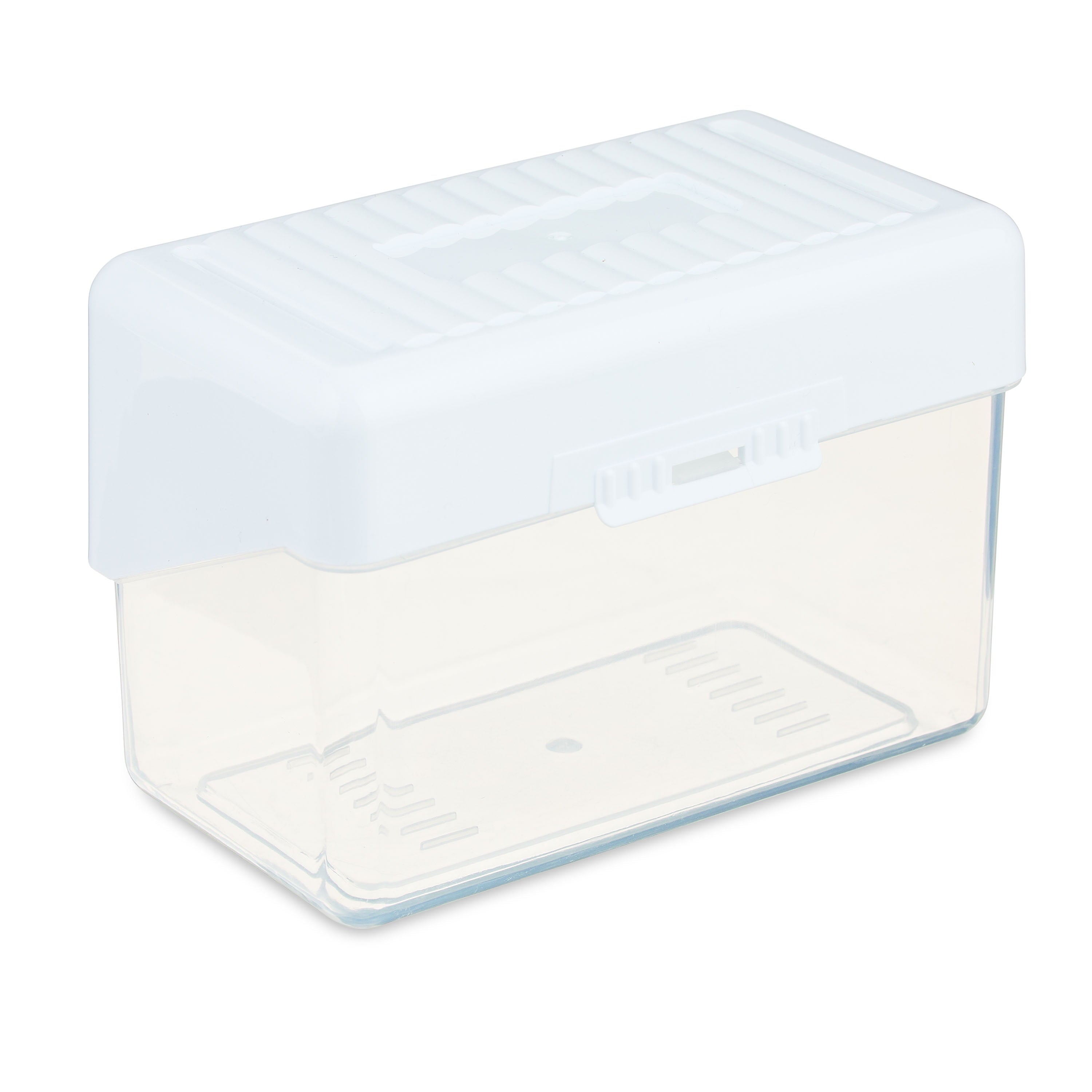 Box, 3" x 5", White, Plastic Organizer For Home & Office White - Image 3