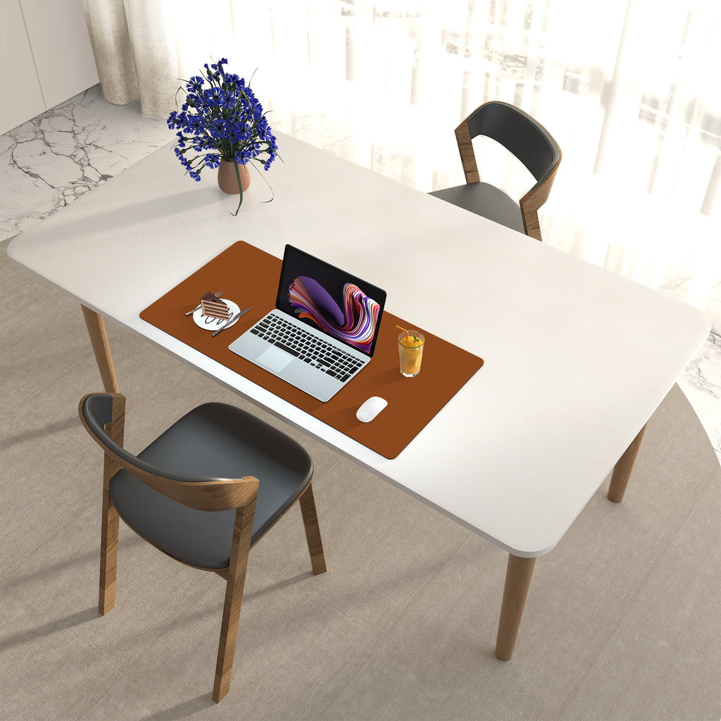 Aothia Leather Desk Pad Protector ,Mouse Pad,Office Desk Mat, Non-Slip PU Leather Desk Blotter,Laptop Desk Pad,Waterproof Desk Writing Pad f - Image 5