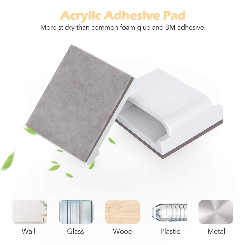 100 PCS Adhesive Wire , Flat Cord Small Holder Management for Home Wall Flat Network Cord Organizer, Decoration Fairy... - Image 3