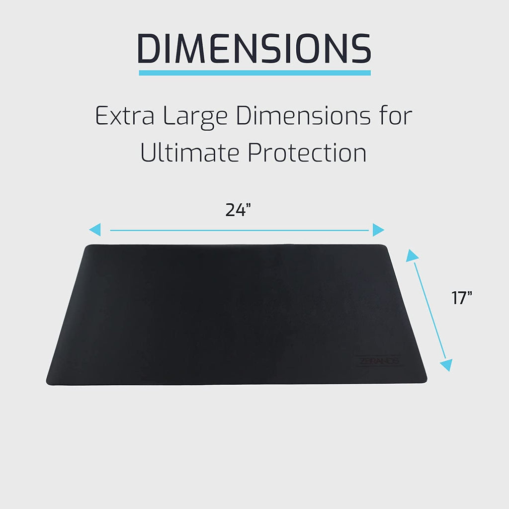 ZBRANDS // Leather Smooth Desk Mat Pad Blotter Protector 24 x 17 inches - Image 6
