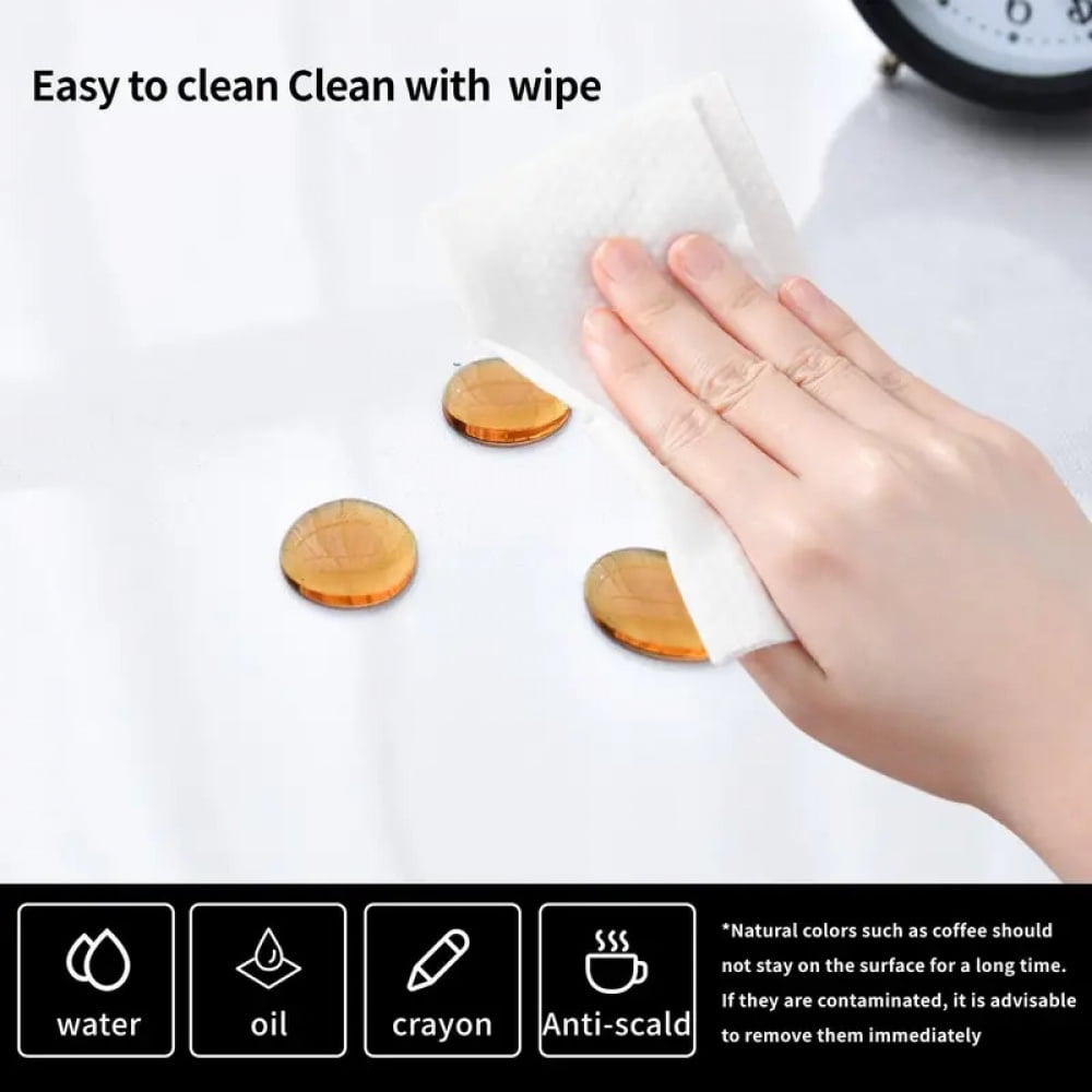 Clear Desk Mat, Non-Slip Clear Desk Pad, Heat Resistant & Waterproof Writing Mat Desk Table Protector for Home and Of... - Image 5