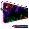 LED Mouse pad 31.5×11.8 Inch, Large RGB Glow Gaming Mouse Pad for Computer Keyboard, 12 Cool Lighting Modes, Anti-Sli...