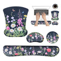 Ergonomic Mouse Pad with Wrist Rest, No Slip Desk Keyboard Wrist Rest and Computer Wrist Support, Memory Foam Keyboar...